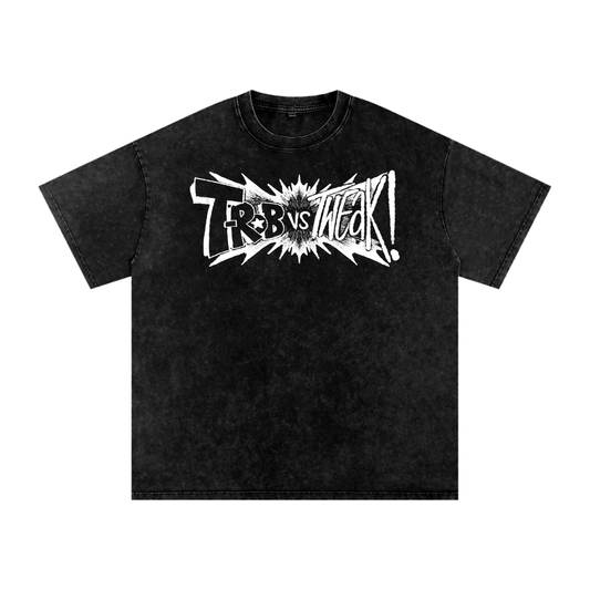 T-Rob Vs. Tweak! Manga Black T-ShirT