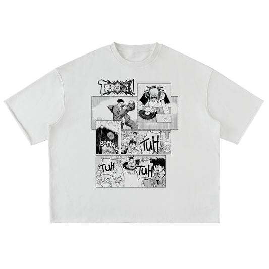 T-Rob Vs. Tweak! Manga whiTe T-ShirT